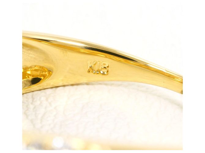 Autre Marque 18K Gelbgold-Ring mit Diamant Golden - Ansicht 6
