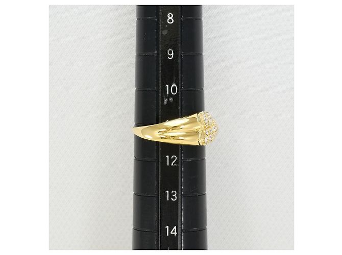 Autre Marque 18K Gelbgold-Ring mit Diamant Golden - Ansicht 8
