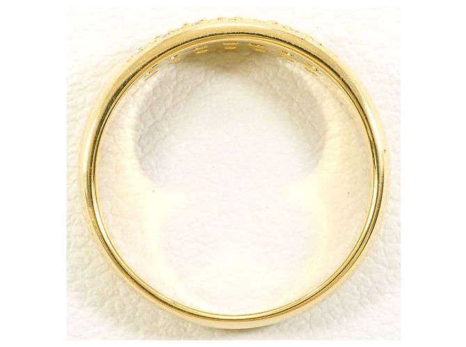 Autre Marque 18K Gelbgold-Ring mit Diamant Golden - Ansicht 3