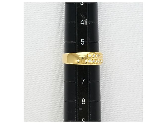 Autre Marque 18K Gelbgold-Ring mit Diamant Golden - Ansicht 7