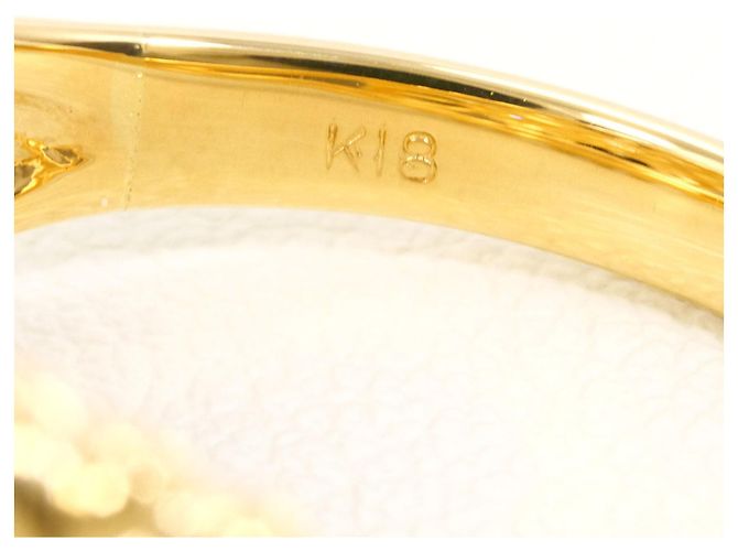 Autre Marque 18K Gelbgold-Ring mit Diamant Golden - Ansicht 5