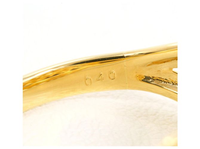 Autre Marque 18K Gelbgold-Ring mit Diamant Golden - Ansicht 6