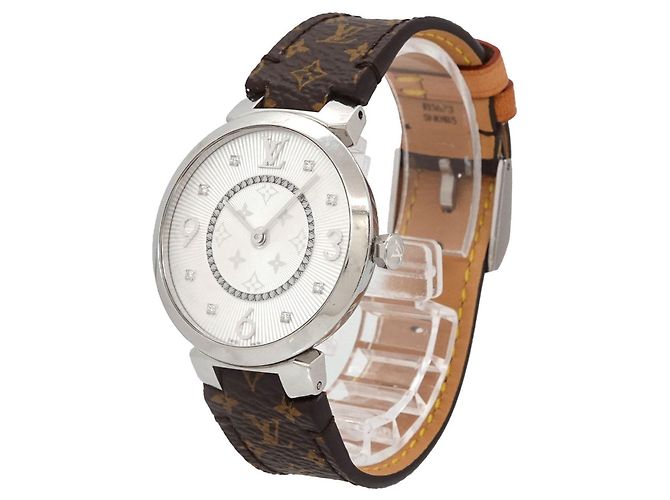 Louis Vuitton Tambour Monogram Q13MJB Damenuhr - Ansicht 3
