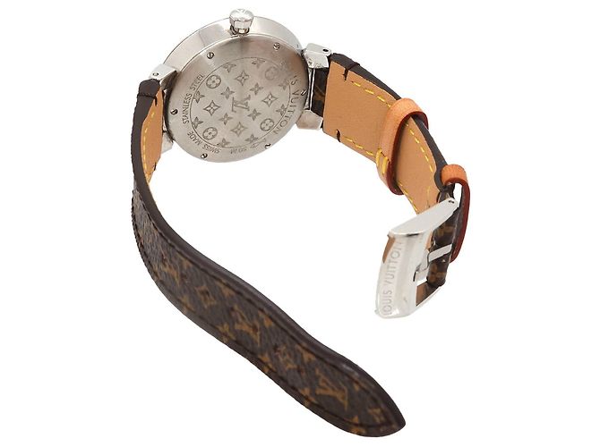 Louis Vuitton Tambour Monogram Q13MJB Damenuhr - Ansicht 5