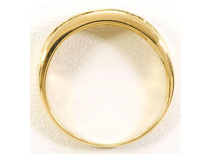 Autre Marque 18K Gelbgold-Ring mit Diamant Golden - Ansicht 3