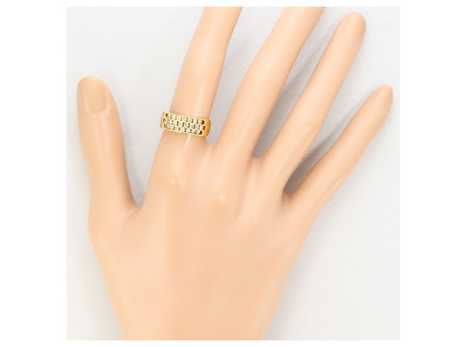Autre Marque 18K Gelbgold-Ring mit Diamant Golden - Ansicht 7