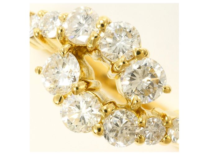 Autre Marque 18K Gelbgold-Ring mit Diamant Golden - Ansicht 2
