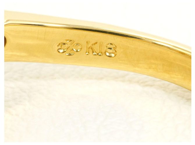 Autre Marque 18K Gelbgold-Ring mit Diamant Golden - Ansicht 5