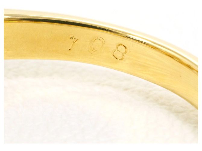 Autre Marque 18K Gelbgold-Ring mit Diamant Golden - Ansicht 6