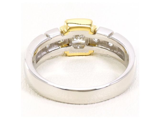 Autre Marque Elegante fede in platino e oro giallo D'oro - vista 4