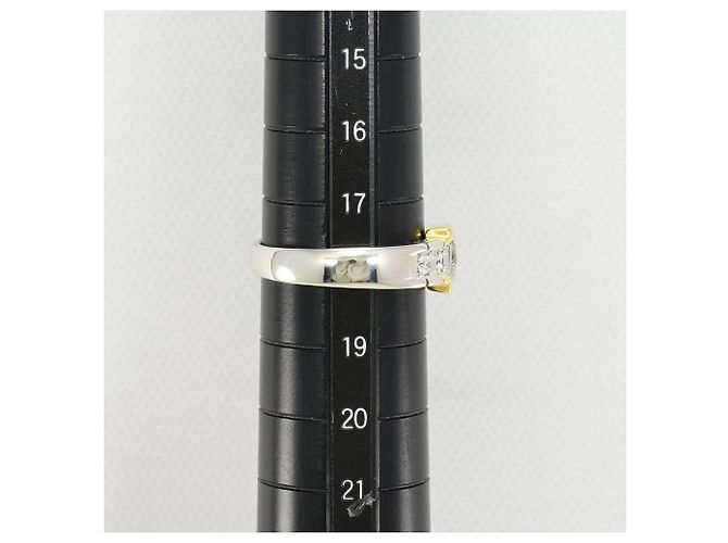 Autre Marque Elegante fede in platino e oro giallo D'oro - vista 8