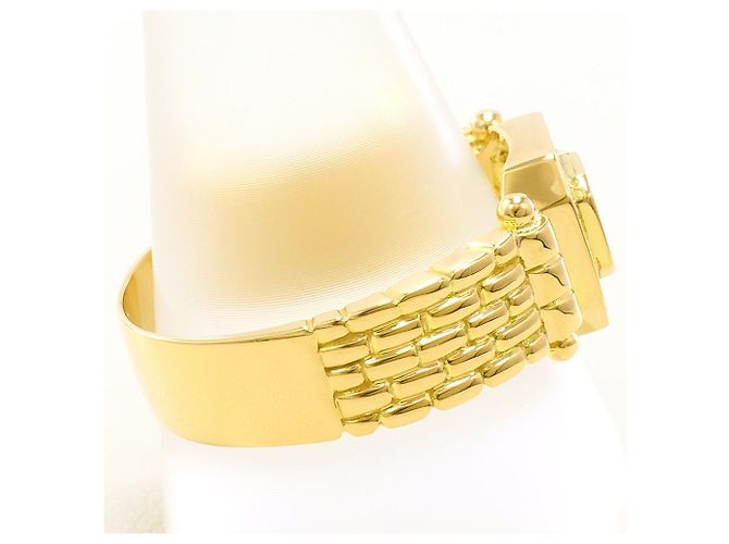 Autre Marque 18K Gelbgold-Ring mit Diamant Golden - Ansicht 3