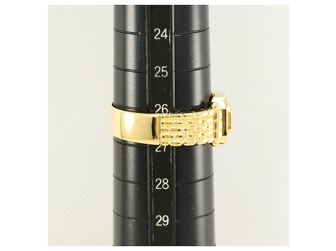 Autre Marque 18K Gelbgold-Ring mit Diamant Golden - Ansicht 8