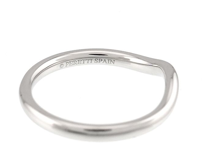 Tiffany & Co. geschwungener Ring aus Platin - Ansicht 4