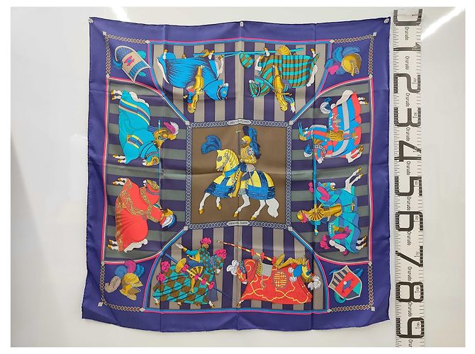 Hermès Hermes Carré 90 Seta multicolore 90 x 90 - vista 2