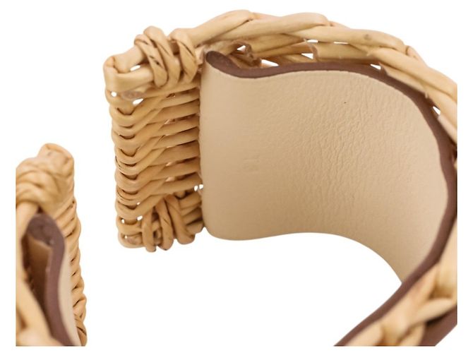 Hermès Bracciale rigido Hermes Collier de Chien Medor Picnic Beige D'oro - vista 7