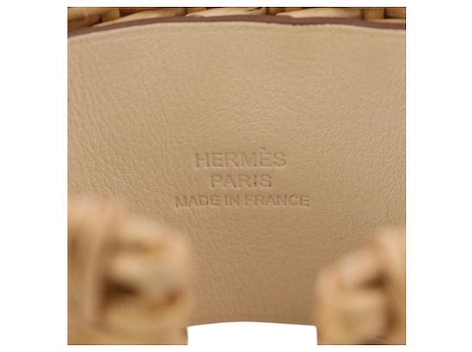 Hermès Bracciale rigido Hermes Collier de Chien Medor Picnic Beige D'oro - vista 9