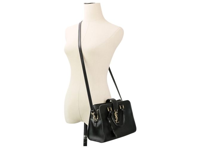 Borsa a tracolla 2-Way Baby Cabas in pelle Yves Saint Laurent - vista 3