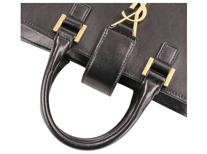 Borsa a tracolla 2-Way Baby Cabas in pelle Yves Saint Laurent - vista 8