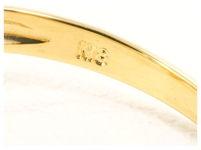 Autre Marque 18K Gelbgold-Ring mit braunem Diamanten Golden - Ansicht 4