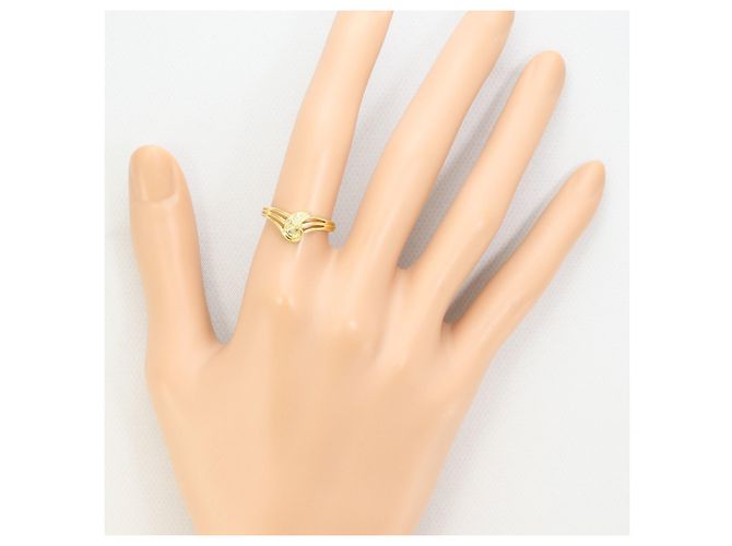 Autre Marque 18K Gelbgold-Ring mit Diamant Golden - Ansicht 5