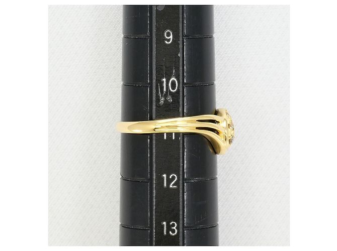 Autre Marque 18K Gelbgold-Ring mit Diamant Golden - Ansicht 6