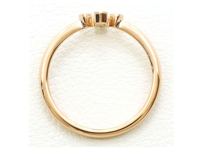 Autre Marque 18K Roségold Diamantring Golden - Ansicht 2