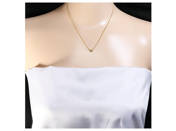 Autre Marque Collana in oro giallo 18K con diamante D'oro - vista 5