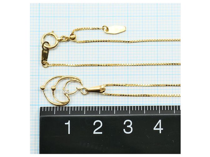 Autre Marque Collana in oro giallo 18K con diamante D'oro - vista 4