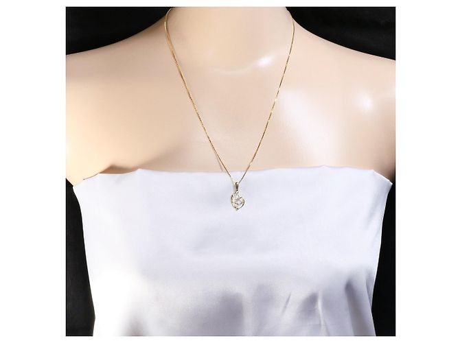 Autre Marque Collana in oro giallo 18K con diamante D'oro - vista 5