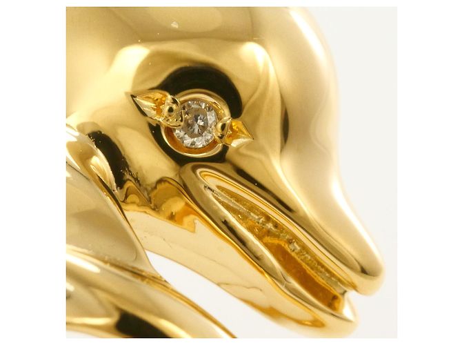 Autre Marque 18K Gelbgold-Ring mit Diamant Golden - Ansicht 3