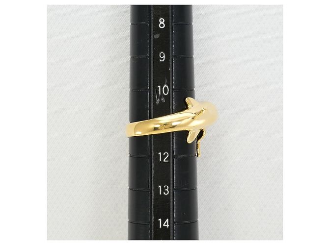 Autre Marque 18K Gelbgold-Ring mit Diamant Golden - Ansicht 9
