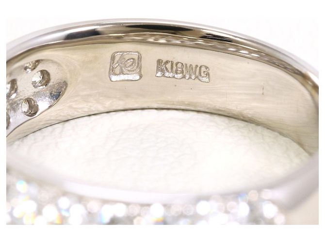 Autre Marque 18K Weißgold Diamantring Golden - Ansicht 5