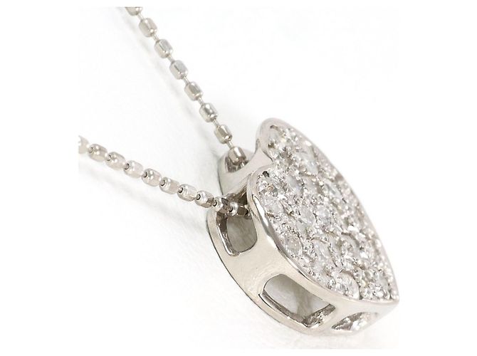 Autre Marque Collana in oro bianco 18K con diamante D'oro - vista 2