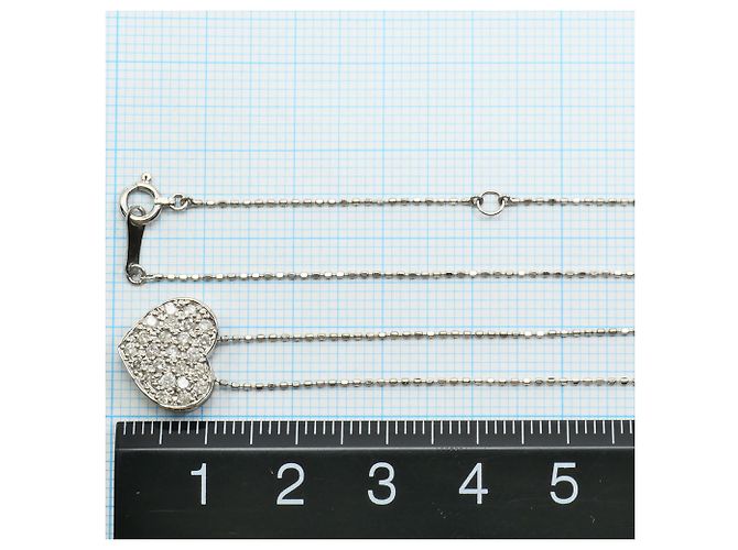Autre Marque Collana in oro bianco 18K con diamante D'oro - vista 5