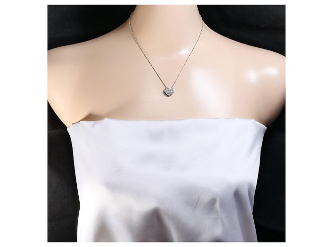 Autre Marque Collana in oro bianco 18K con diamante D'oro - vista 6