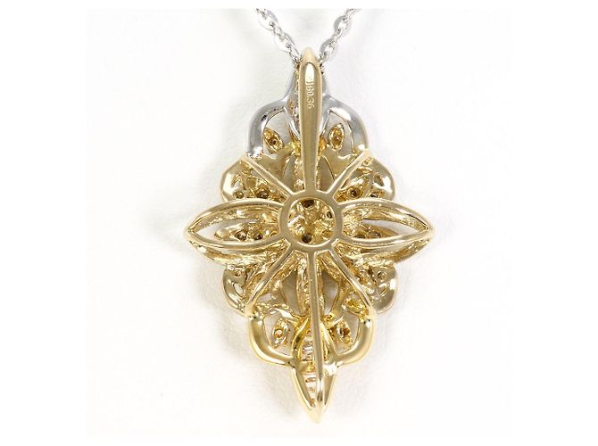 Autre Marque Collana in oro 18K con diamante D'oro - vista 3