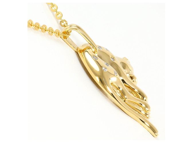 Autre Marque Collana in oro giallo 18K con diamante D'oro - vista 2