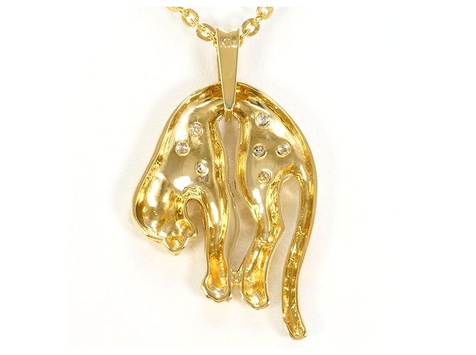 Autre Marque Collana in oro giallo 18K con diamante D'oro - vista 3