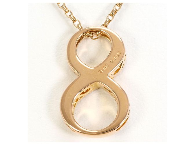 Autre Marque Collana in oro rosa 18K con diamante D'oro - vista 3