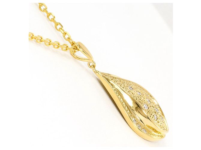 Autre Marque Collana in oro giallo 18K con diamante D'oro - vista 2