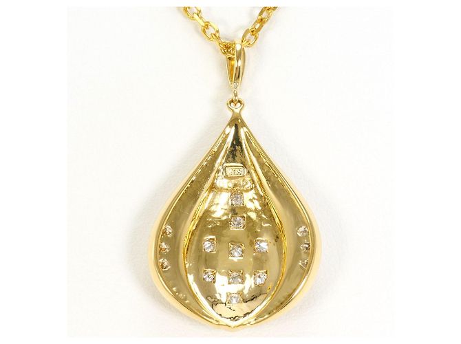 Autre Marque Collana in oro giallo 18K con diamante D'oro - vista 3