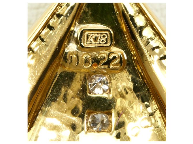 Autre Marque Collana in oro giallo 18K con diamante D'oro - vista 4