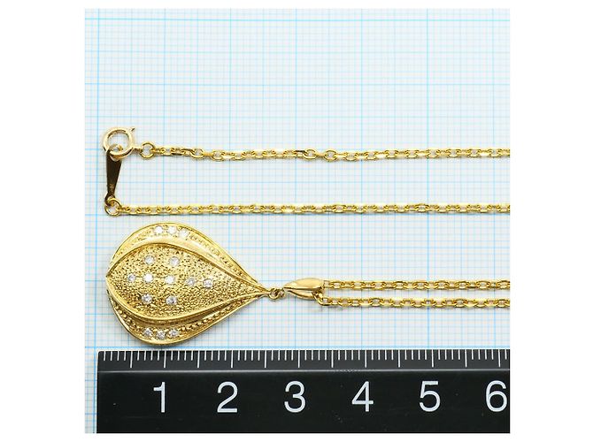 Autre Marque Collana in oro giallo 18K con diamante D'oro - vista 5