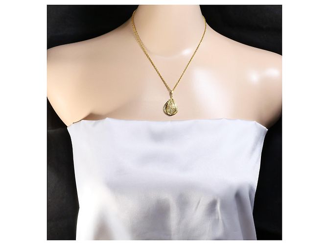 Autre Marque Collana in oro giallo 18K con diamante D'oro - vista 6