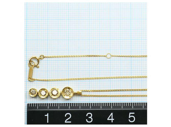 Autre Marque Collana in oro giallo 18K con diamante D'oro - vista 5