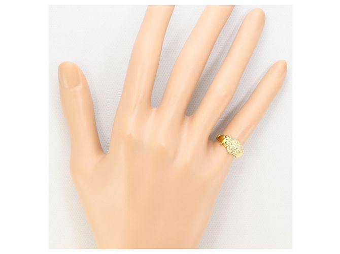 Autre Marque 18K Gelbgold-Ring mit Diamant Golden - Ansicht 7