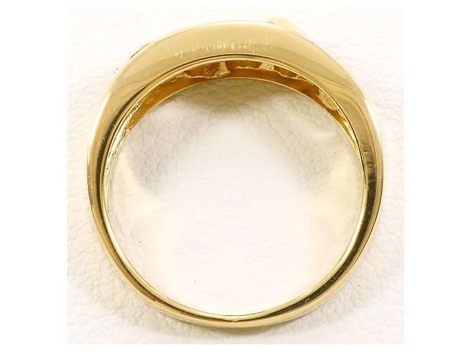 Autre Marque 18K Gelbgold-Ring mit Diamant Golden - Ansicht 3