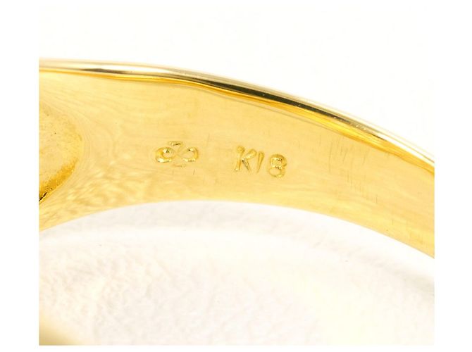 Autre Marque 18K Gelbgold-Ring mit Diamant Golden - Ansicht 5