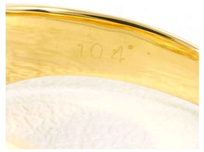 Autre Marque 18K Gelbgold-Ring mit Diamant Golden - Ansicht 6